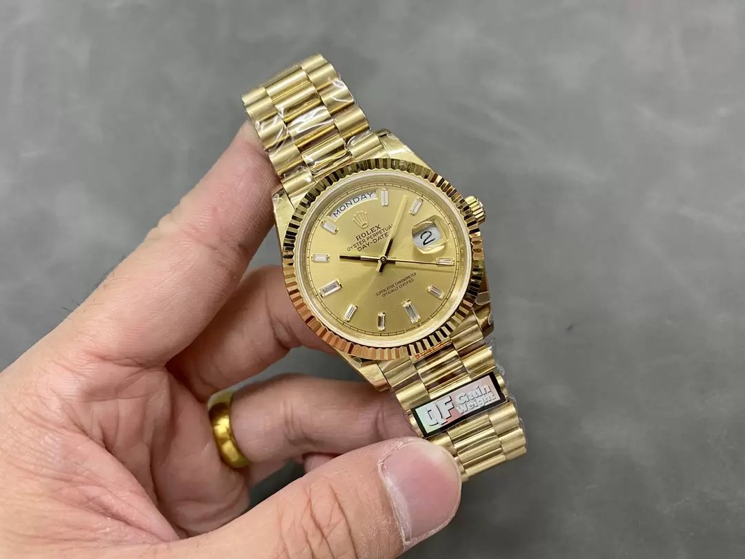 Rolex Day Date 40 m228238-0005  Yellow Dial 1:1 Best Edition Counterweight Version 183 Gram