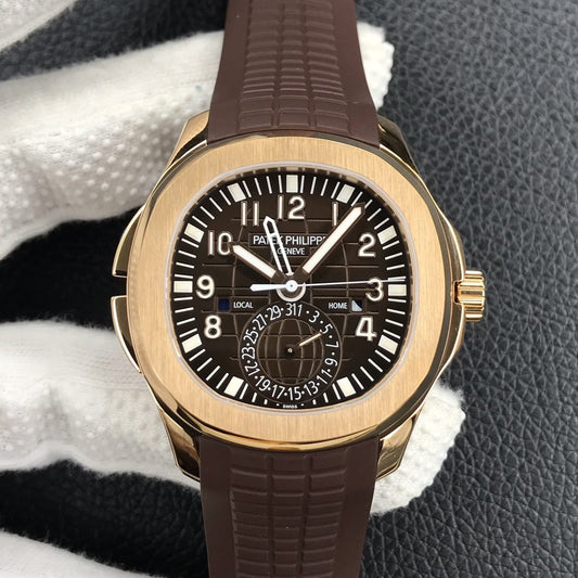 Patek Philippe Aquanaut 5164R-001 1:1 Meilleure édition ZF Factory Cadran marron