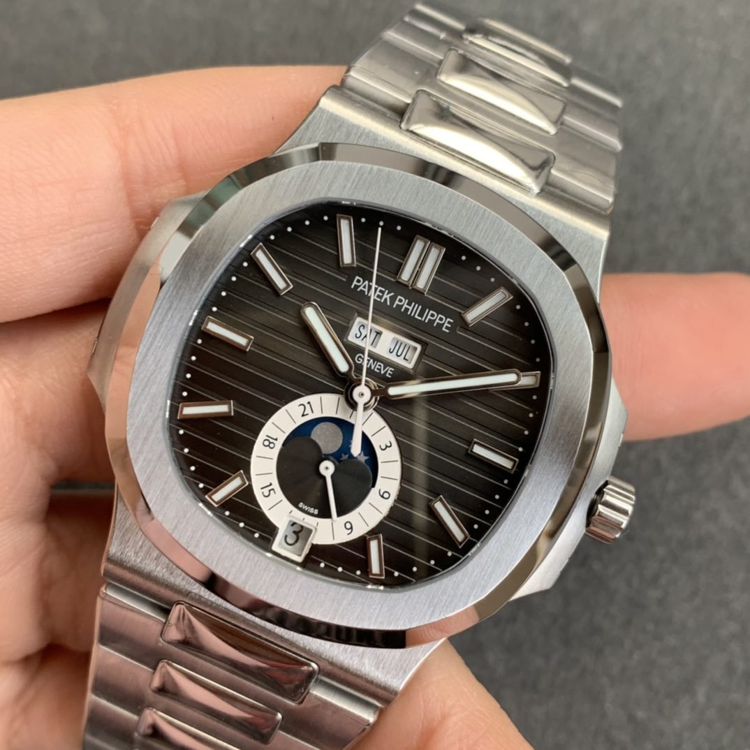 Patek Philippe Nautilus 5726 1:1 Best Edition GR Factory V3 Grey Dial Stainless Steel