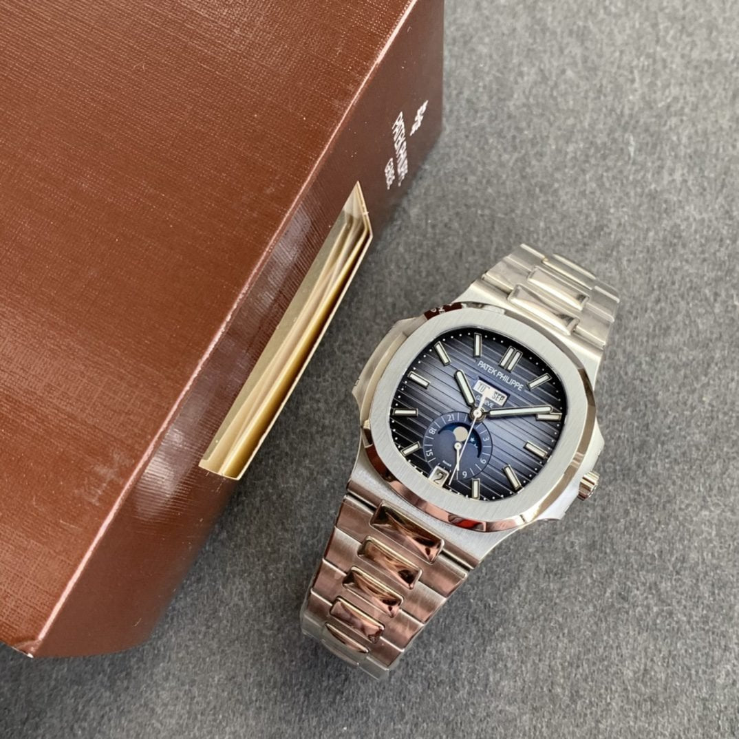 Patek Philippe Nautilus 5726 1:1 Best Edition GR Factory V3 Blue Dial Stainless Steel