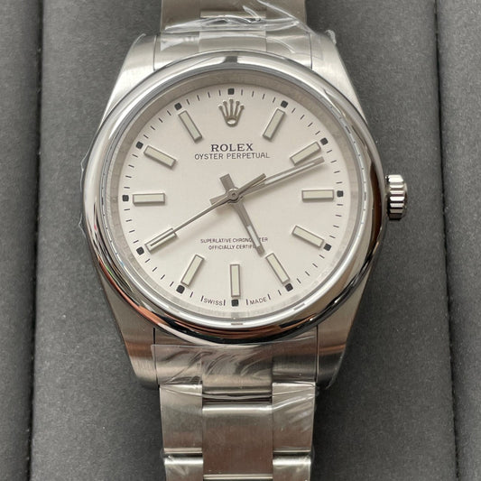 Rolex Oyster Perpetual 114300 39MM TW Factory 1:1 Best Edition White Dial