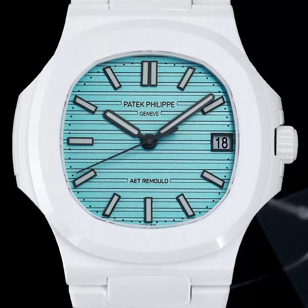 [AET modified] Patek Philippe Nautilus 5711 Ceramic Tiffany Dial 1:1  Best Edition