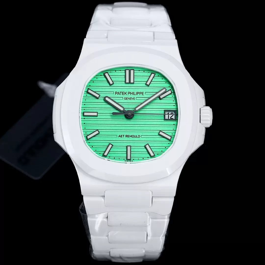 [AET modified] Patek Philippe Nautilus 5711 Ceramic Green Dial 1:1  Best Edition