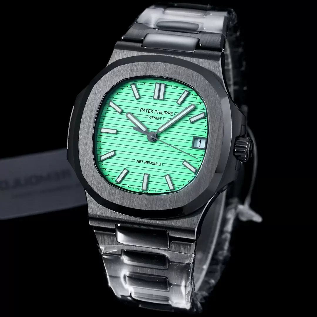 [AET modified] Patek Philippe Nautilus 5711 Ceramic Black Green Dial 1:1  Best Edition