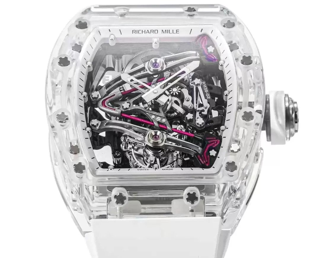 Richard Mille RM38-02 Tourbillon Movement 1:1 Best Clone RM Factory Rubber Strap