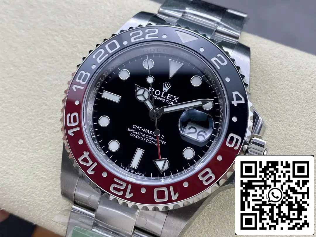 Rolex GMT Master II M126710BLRO-0001 Pepsi 1:1 Best Edition from AR Factory V4 upgrade Oyster Strap