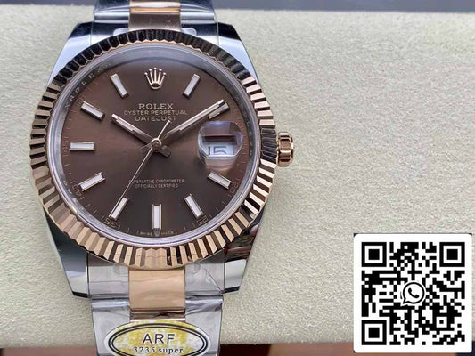 Rolex Datejust 126331-001 ARF Factory 1:1 Best Edition electroplated with 18k gold