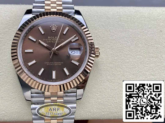 Rolex Datejust 126331-001 ARF Factory 1:1 Best Edition electroplated with 18k gold Jubilee Strap