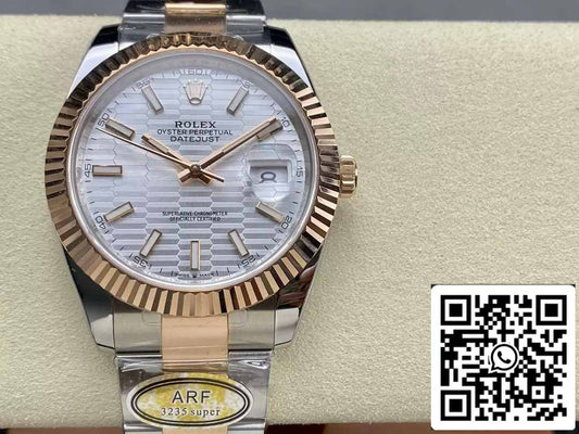 Rolex Datejust 41 126331-0017 Oyster Strap ARF Factory 1:1 Best Edition electroplated with 18k gold