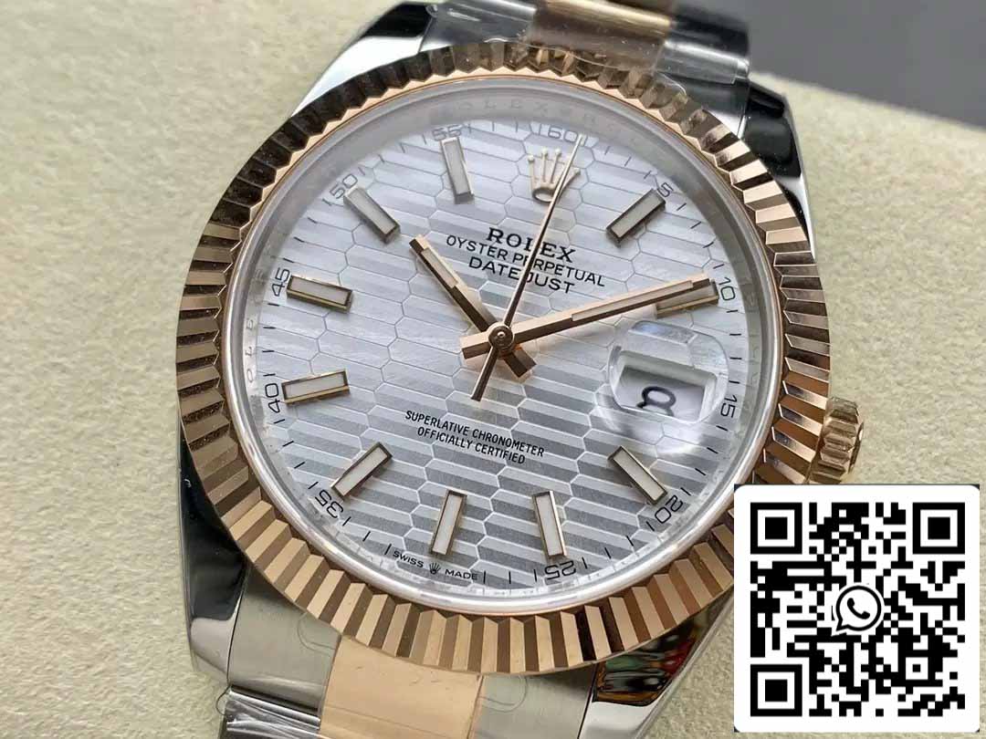 Rolex Datejust 41 126331-0017 Oyster Strap ARF Factory 1:1 Best Edition electroplated with 18k gold