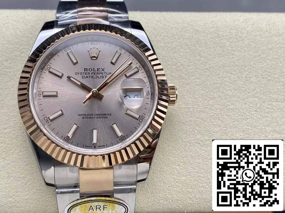 Rolex Datejust 126331-0009 Oyster Strap ARF Factory 1:1 Best Edition electroplated with 18k gold