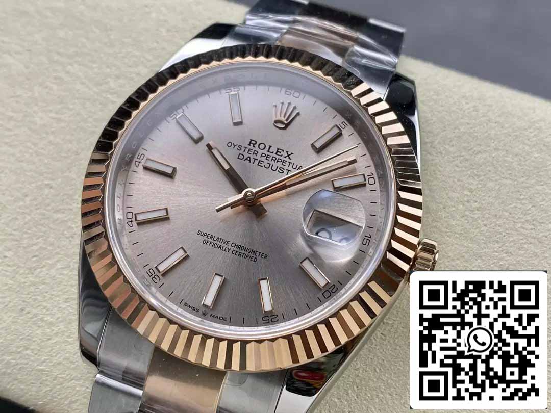 Rolex Datejust 126331-0009 Oyster Strap ARF Factory 1:1 Best Edition electroplated with 18k gold