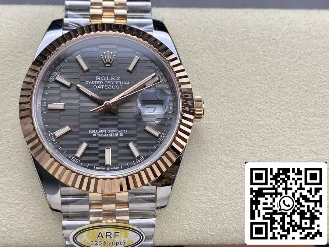 Rolex Datejust 126331-001 Jubilee Strap ARF Factory 1:1 Best Edition electroplated with 18k gold