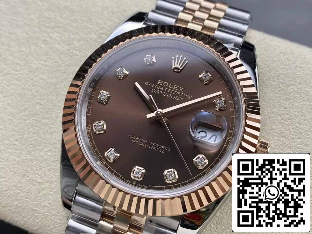 Rolex Datejust 126331-004 ARF Factory 1:1 Best Edition electroplated with 18k gold