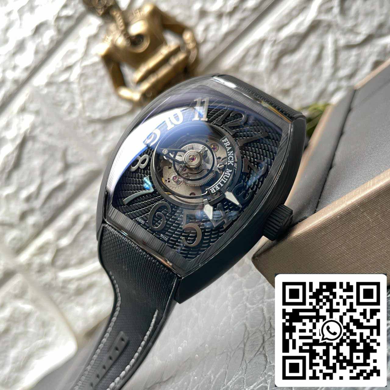 Franck Muller Grand Central Tourbillon FM CX 40T-CTR Caja de titanio negro