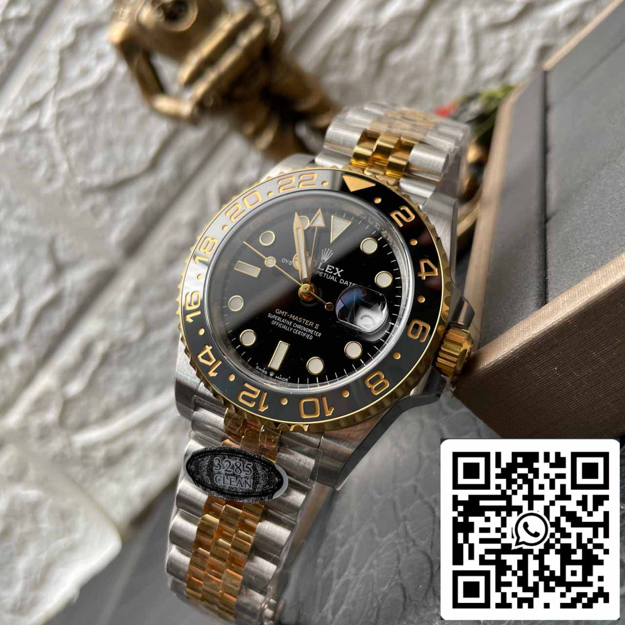 Réplique Rolex GMT Master II M126713grnr-0001 Clean Factory 3285 Mouvement V3