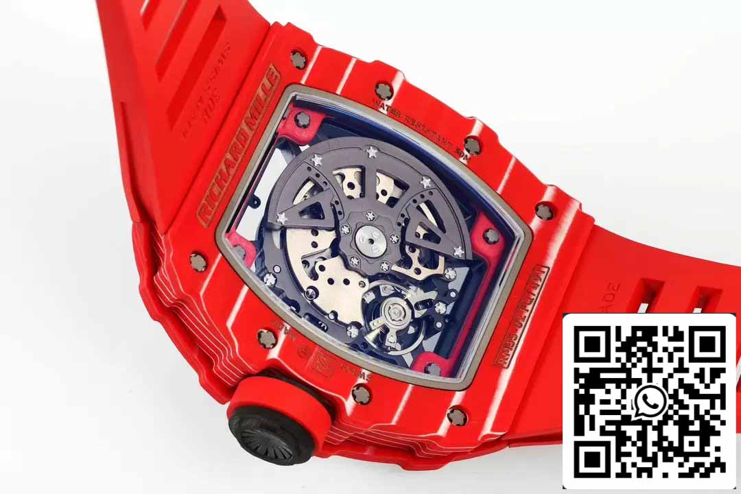 Richard Mille RM035-02 NTPT Carbon 1:1 Best Edition ZF Factory Red Demon Version