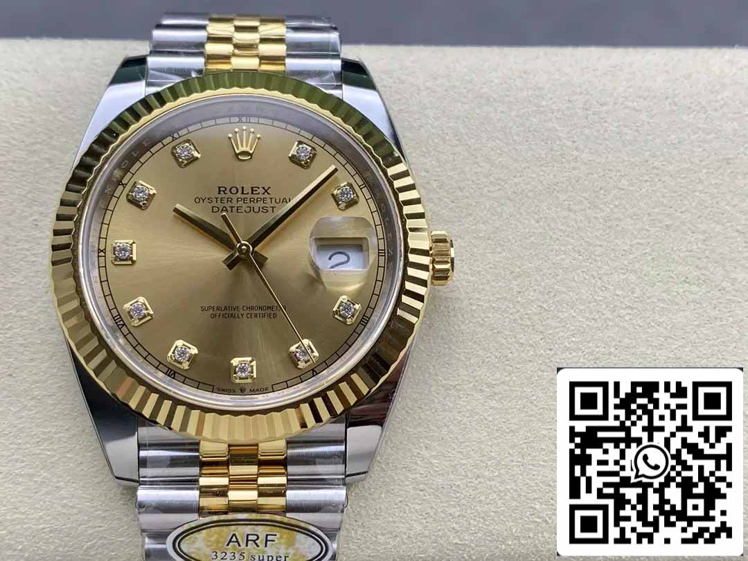 Rolex Datejust m126333-0012 ARF Factory 1:1 Best Edition electroplated with 18k gold