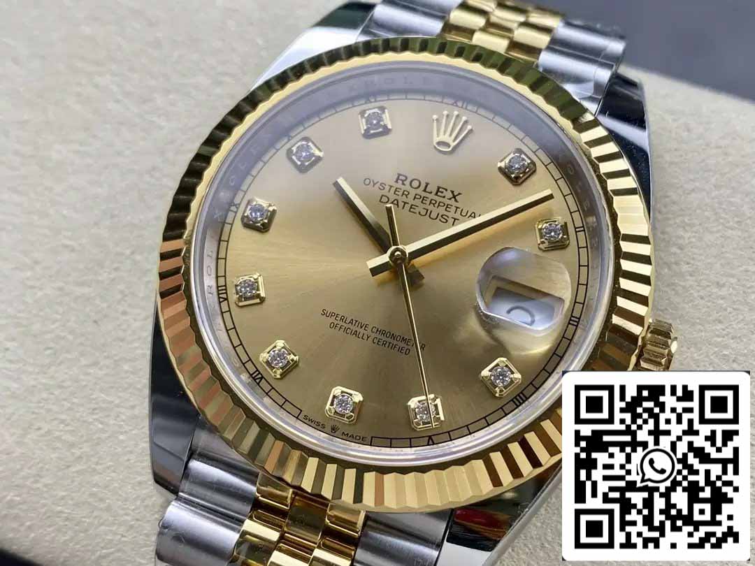 Rolex Datejust m126333-0012 ARF Factory 1:1 Best Edition electroplated with 18k gold