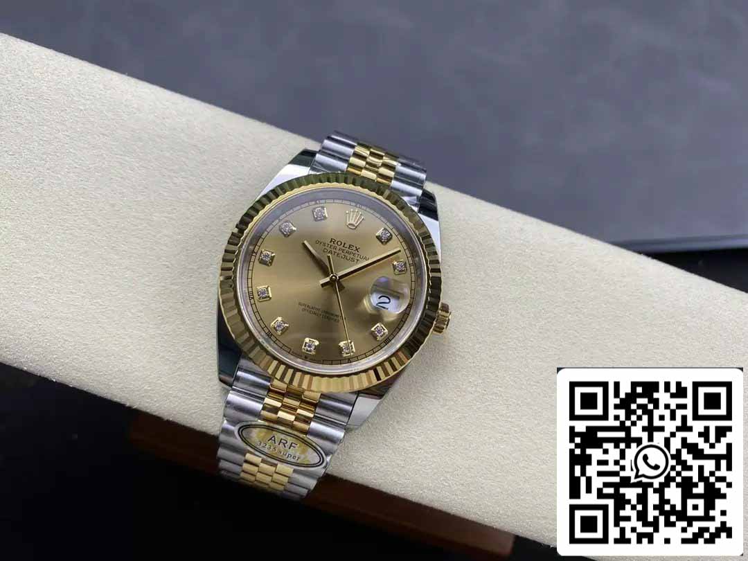 Rolex Datejust m126333-0012 ARF Factory 1:1 Best Edition electroplated with 18k gold