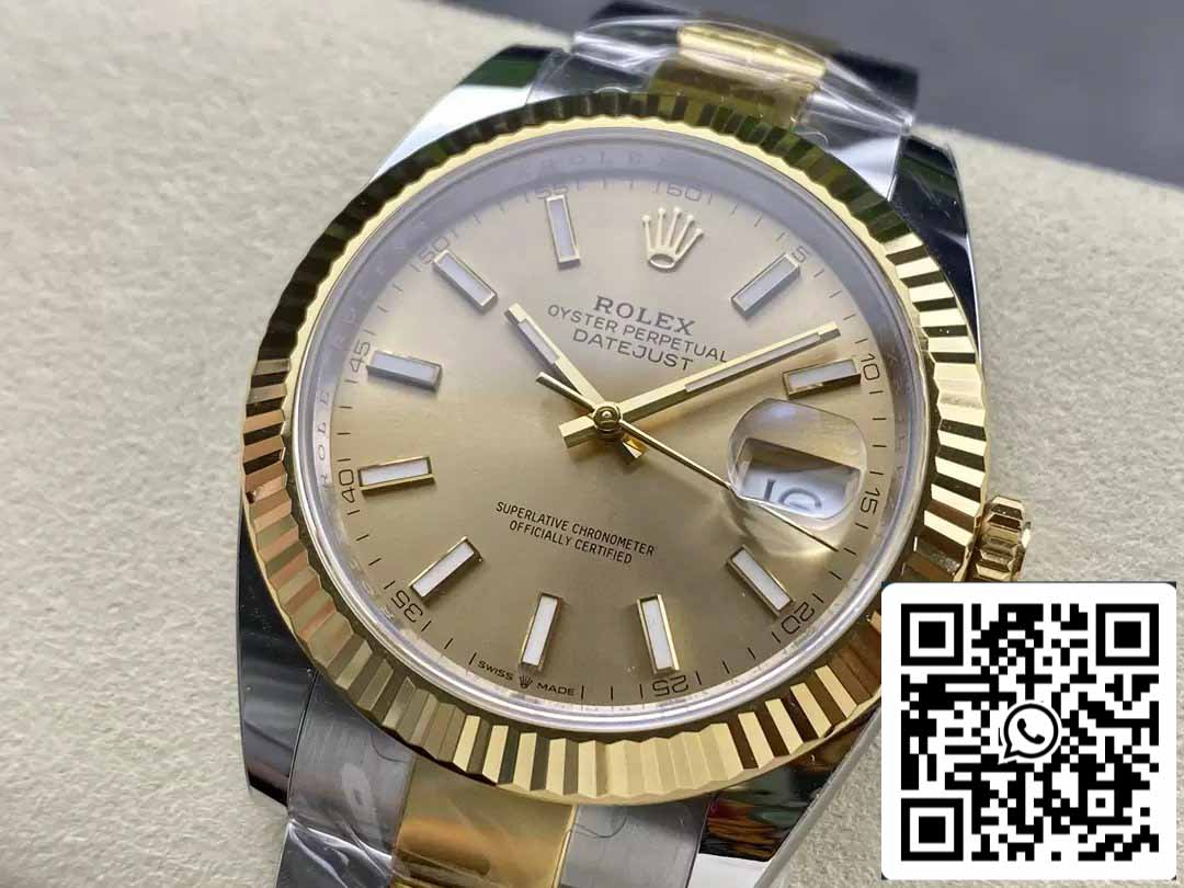 Rolex Datejust m126333-0009 ARF Factory 1:1 Best Edition electroplated with 18k gold