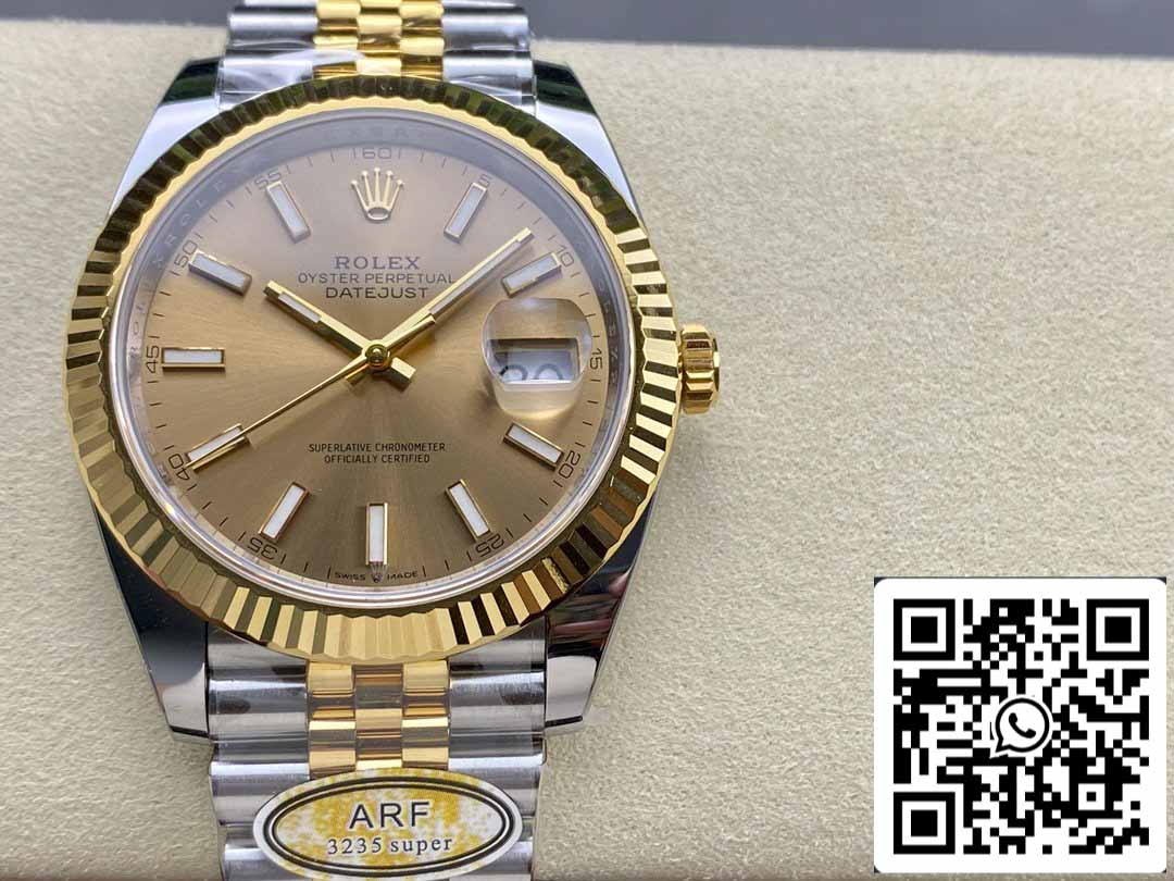 Rolex Datejust m126333-0010 ARF Factory 1:1 Best Edition electroplated with 18k gold