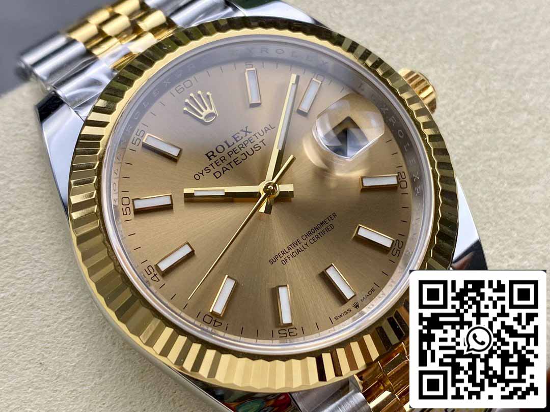 Rolex Datejust m126333-0010 ARF Factory 1:1 Best Edition electroplated with 18k gold