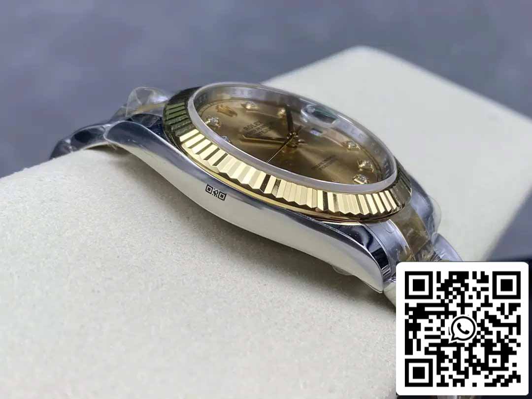 Rolex Datejust m126333-0011 Oyster Strap ARF Factory 1:1 Best Edition electroplated with 18k gold