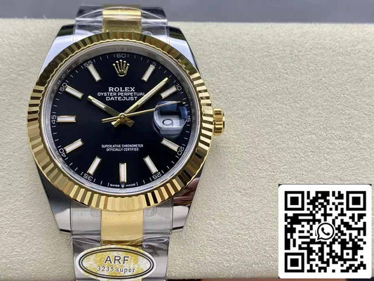 Rolex Datejust m126333-0013 Oyster Strap ARF Factory 1:1 Best Edition electroplated with 18k gold