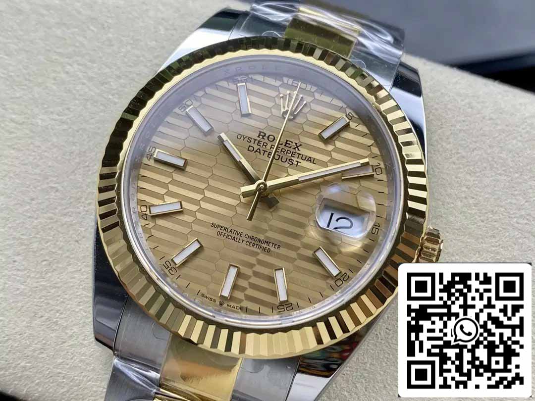 Rolex Datejust m126333-0009 Oyster Strap  ARF Factory 1:1 Best Edition electroplated with 18k gold