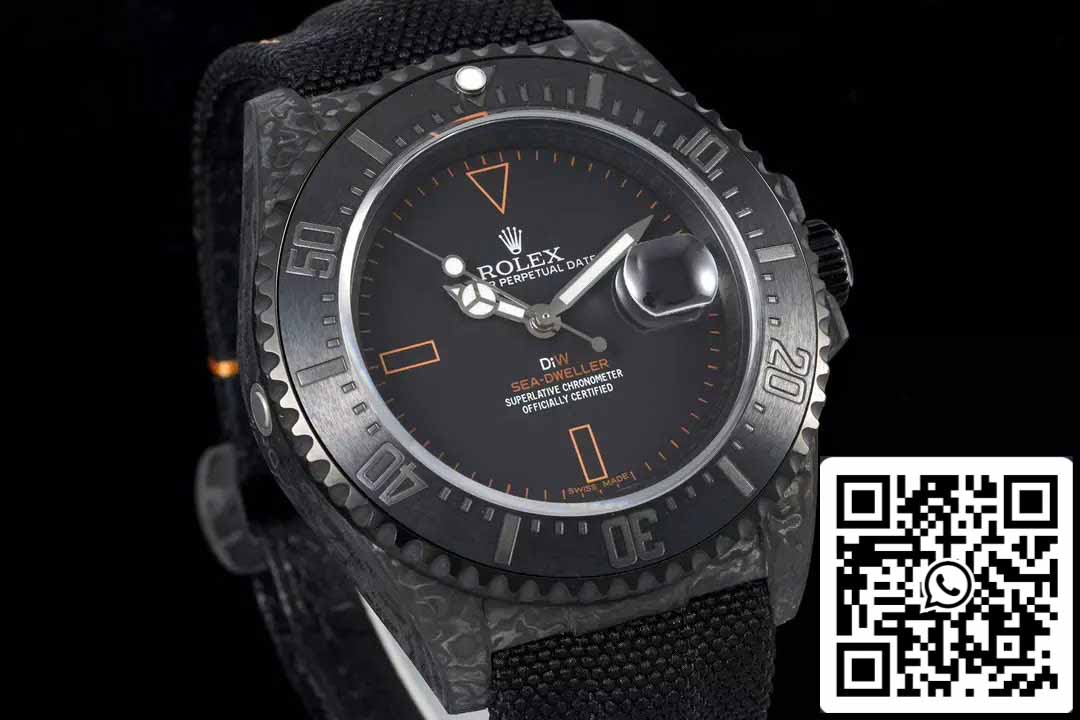 Rolex Deepsea Sea-Dweller M126600 1:1 Best Edition Diw Factory V2 upgrade Leather Strap