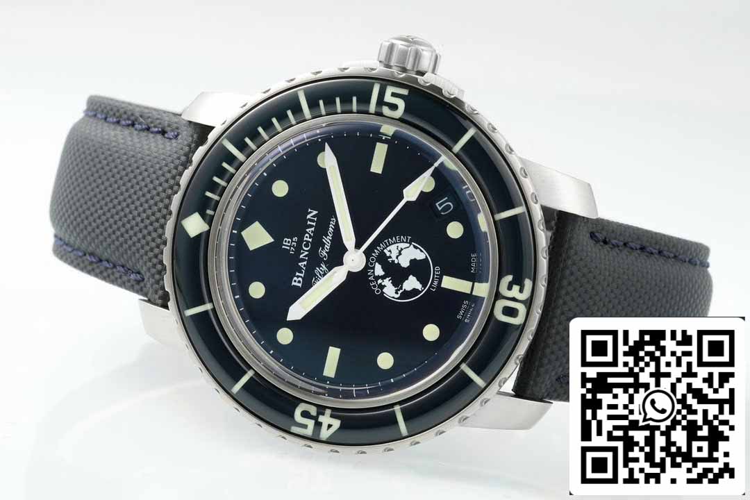 Blancpain Fifty Fathoms Ocean Commitment III 5008 11B40 NAOA 1:1 Best Edition ZF Factory