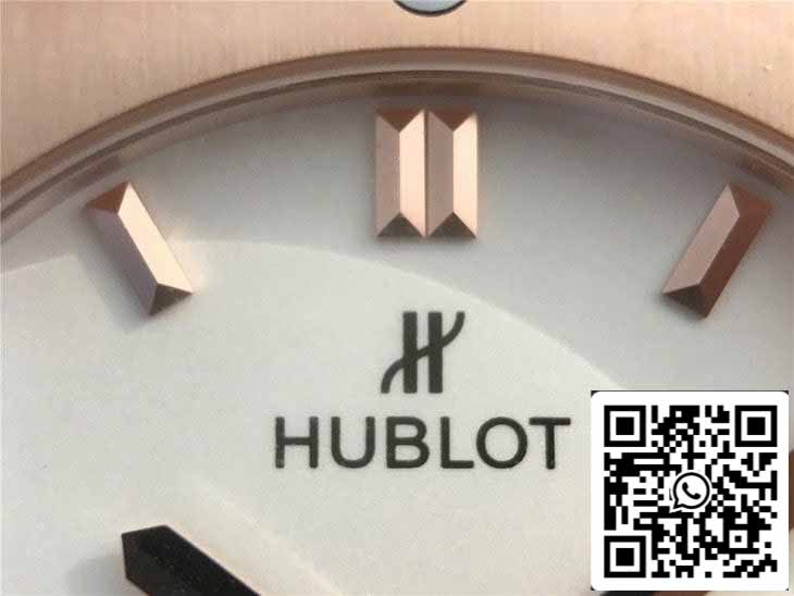 Hublot Classic Fusion 542.OX.2611.LR 1:1 Best Edition JJ Factory White Dial Rose Gold