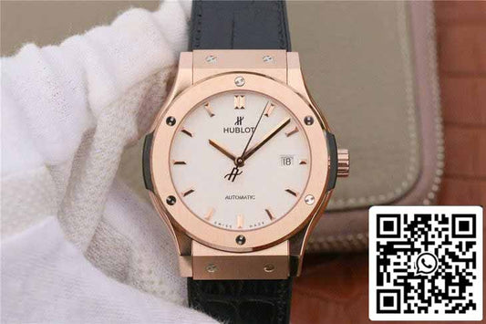 Hublot Classic Fusion 542.OX.2611.LR 1:1 Best Edition JJ Factory White Dial Rose Gold