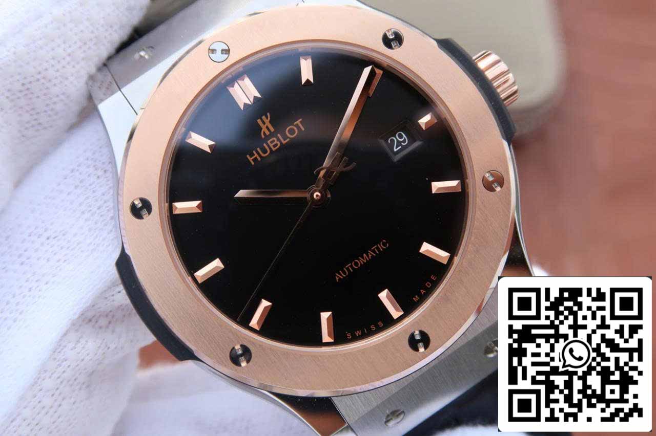 Hublot Classic Fusion 542.NO.1181.LR 1:1 Best Edition JJ Factory Black Dial