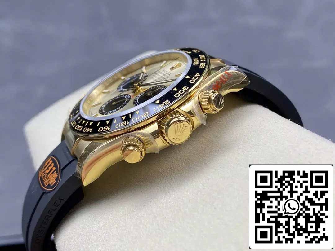 Rolex Cosmograph Daytona m126518 1:1 Best Edition QF Factory 4131 Movement Yellow Dial