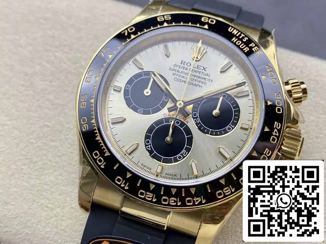 Rolex Cosmograph Daytona m126518 1:1 Best Edition QF Factory 4131 Movement Yellow Dial