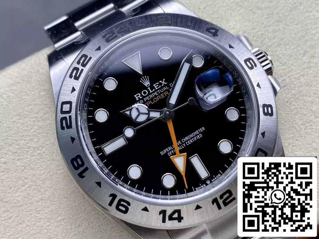 Rolex Explorer II M226570-0002  Men Watches 1:1 Clean Factory 3285 movement Black Dial