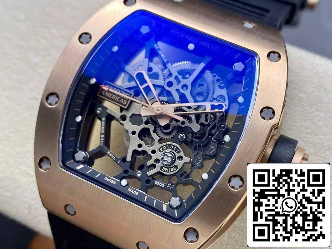 Richard Mille RM035 Toro Americas Edition 1:1 Best Edition Sonic Factory V3 Rose Gold