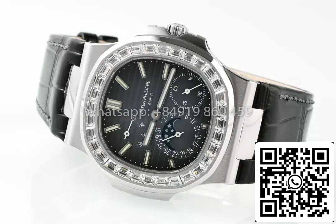 Patek Philippe Nautilus 5712 1:1 Best Clone PPF Factory V3 Newest Version Blue Dial