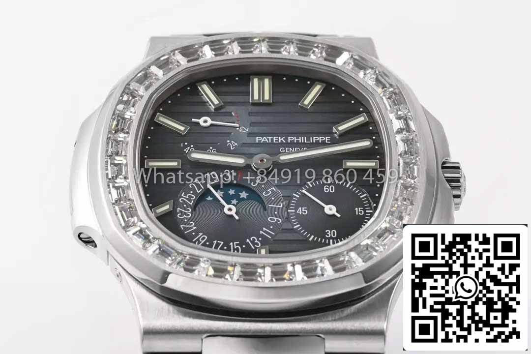 Patek Philippe Nautilus 5712 1:1 Best Clone PPF Factory V3 Newest Version Blue Dial