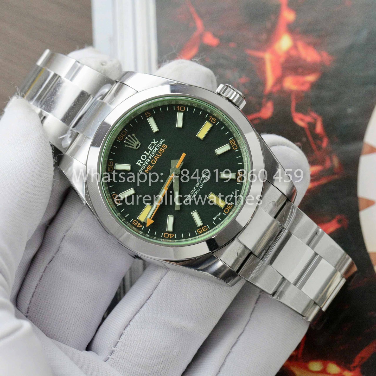 Rolex Milgauss 116400GV-0001 Replica watch 1:1 best Clone VS Factory