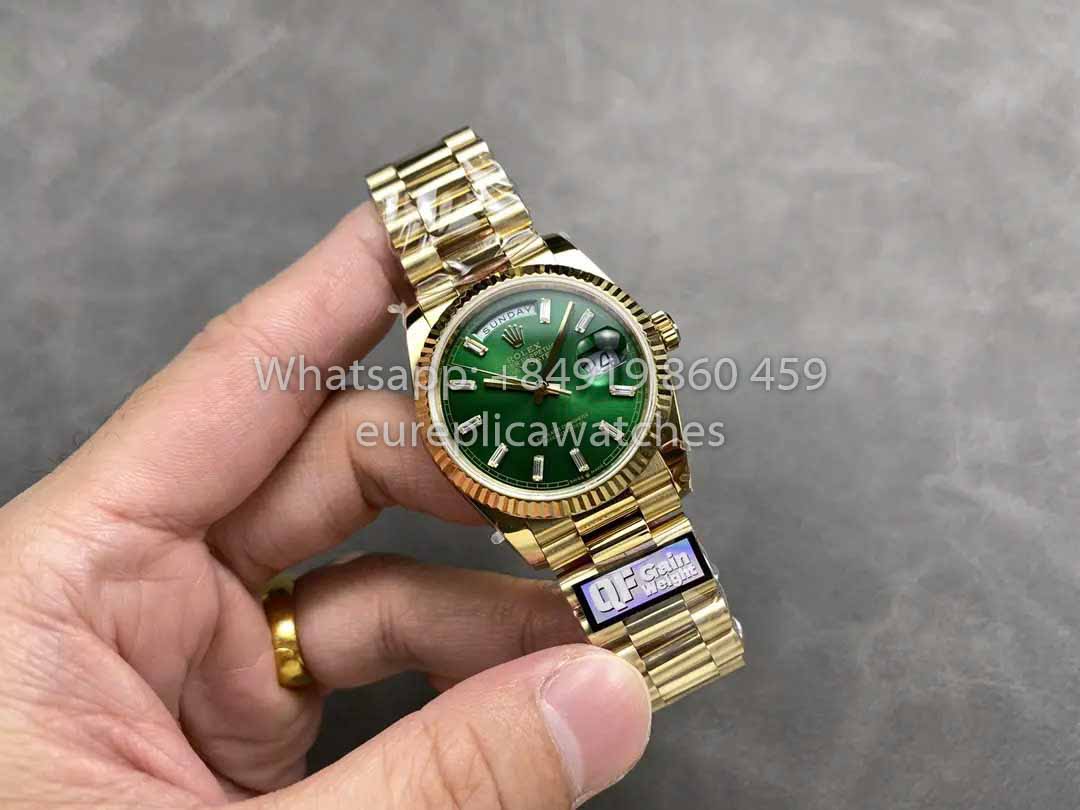 Rolex Day Date M128238-0130 128238-0130 QF Factory 1:1 Best Clone Green Dial