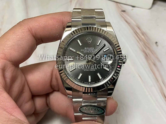 Rolex Datejust M126334-0013 1:1 Meilleure édition Clean Factory Cadran gris